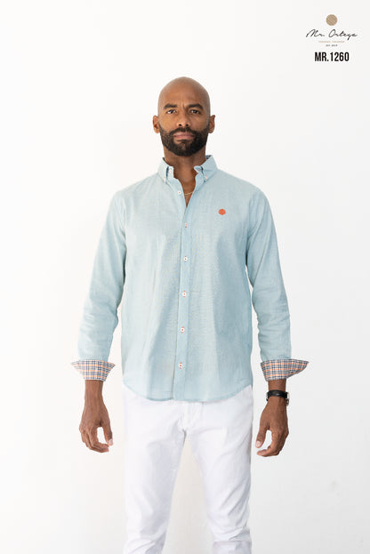 CAMISA LISA AZUL CIELO