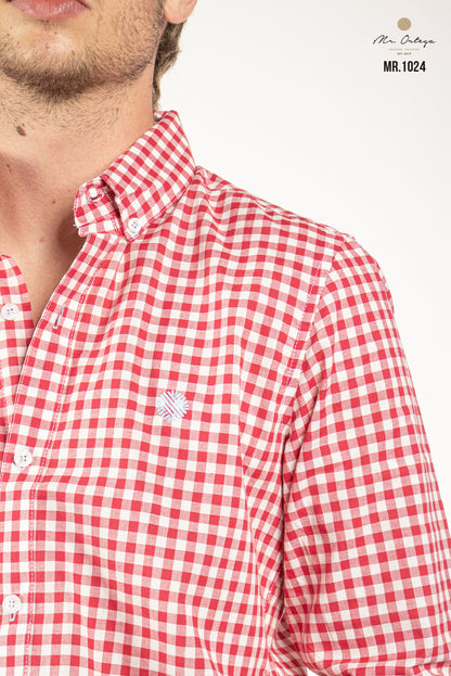 CAMISA CUADROS ROJOS / BLANCOS