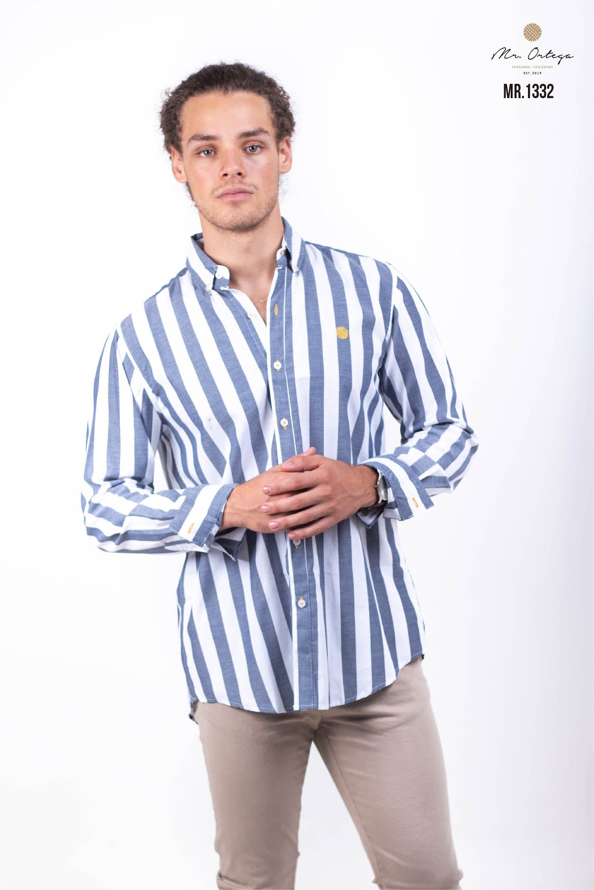 CAMISA RAYAS GRIS / BLANCA