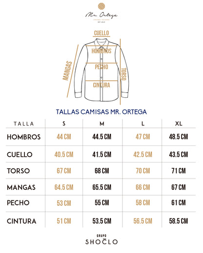 CAMISA CUADROS NARANJA / BLANCO /MARINO