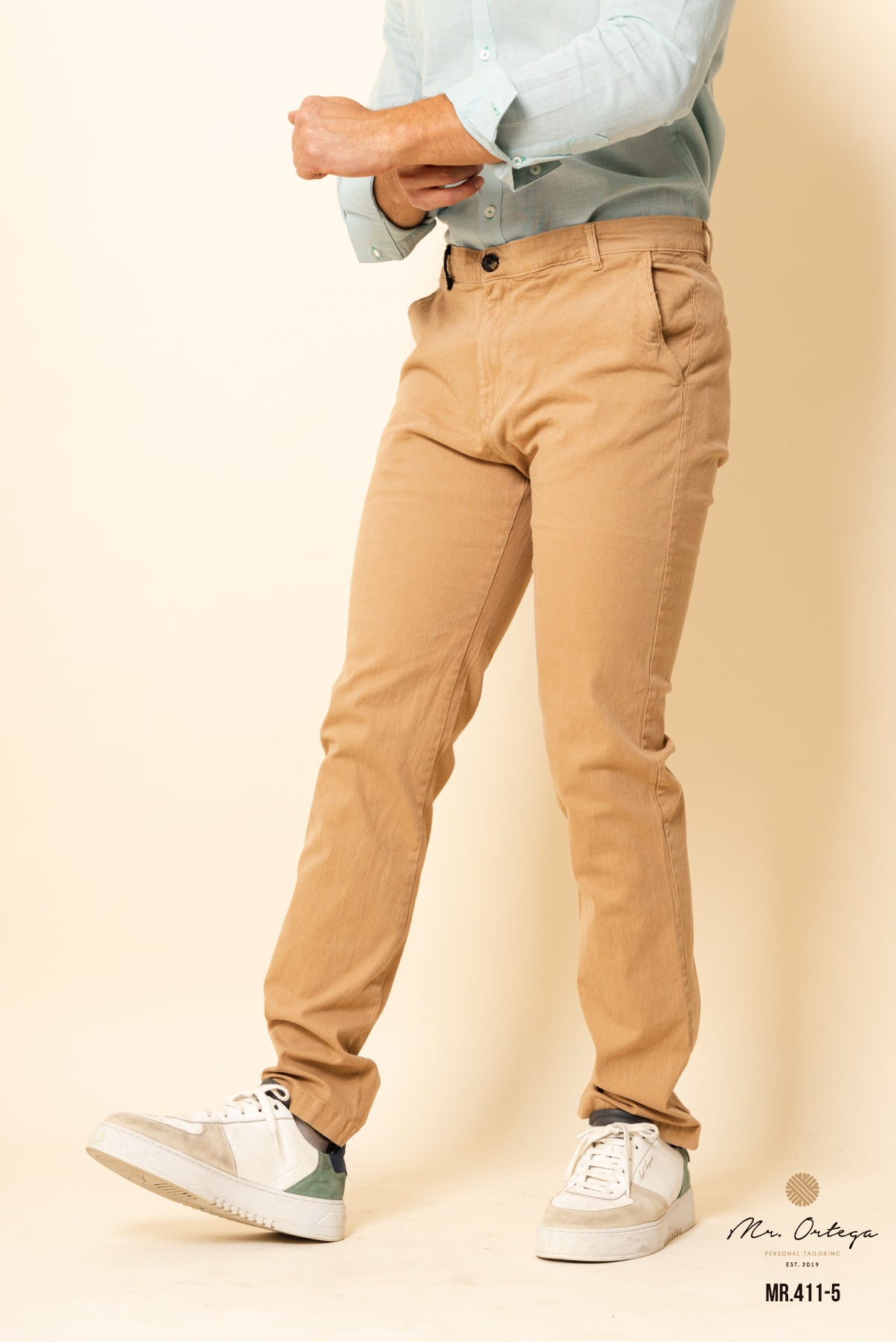 PANTALÓN GABARDINA BEIGE