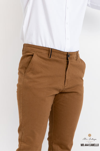 PANTALÓN GABARDINA CAMELLO