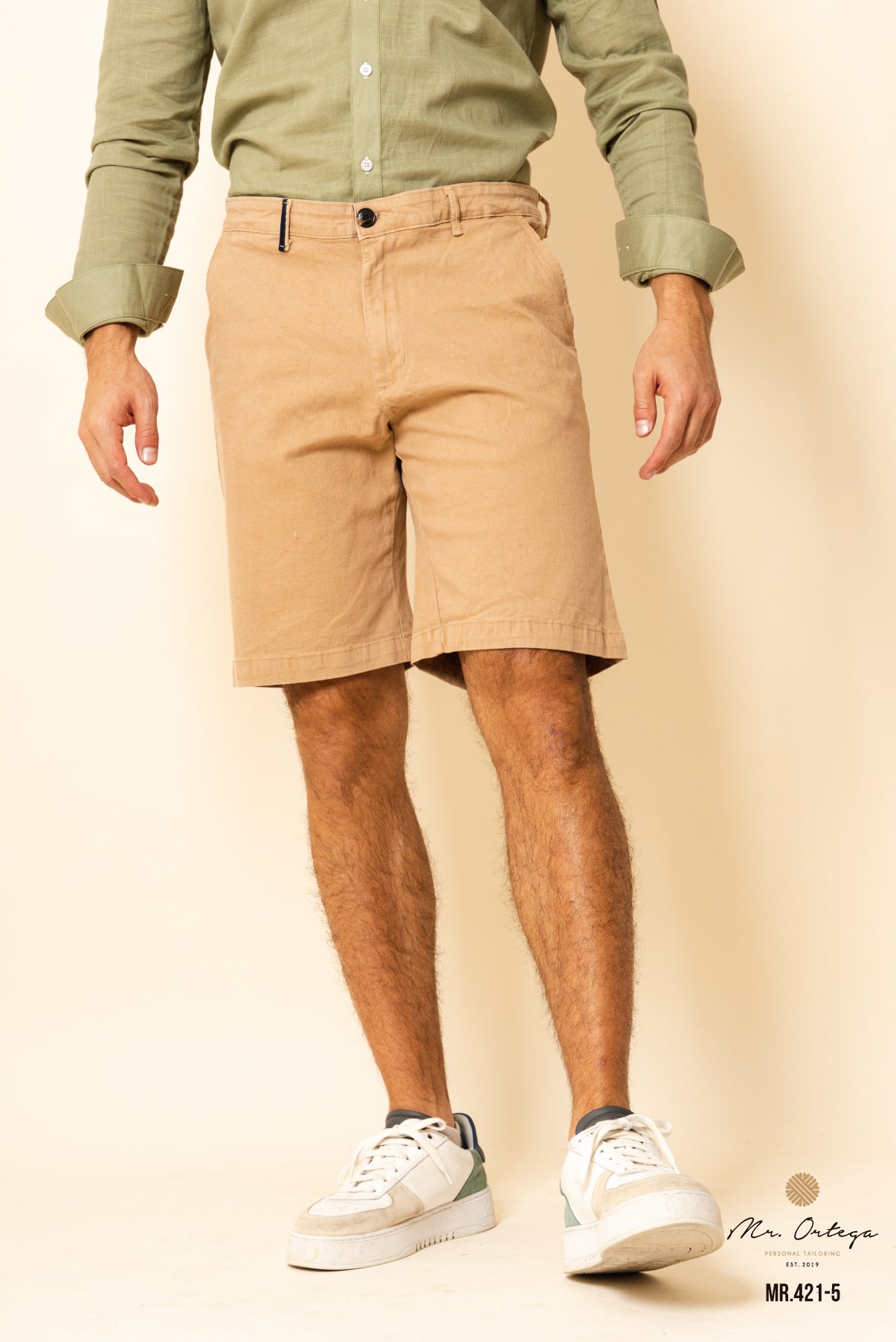 BERMUDA GABARDINA BEIGE