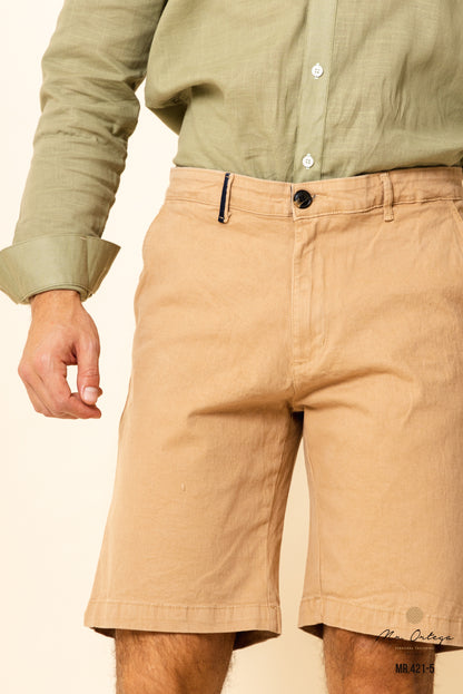 BERMUDA GABARDINA BEIGE