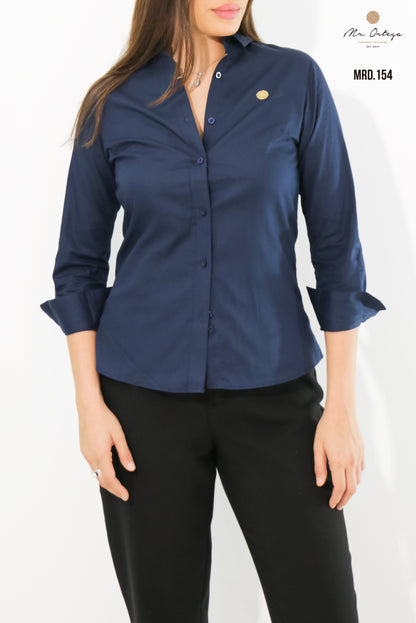 CAMISA DAMA LISA MARINO