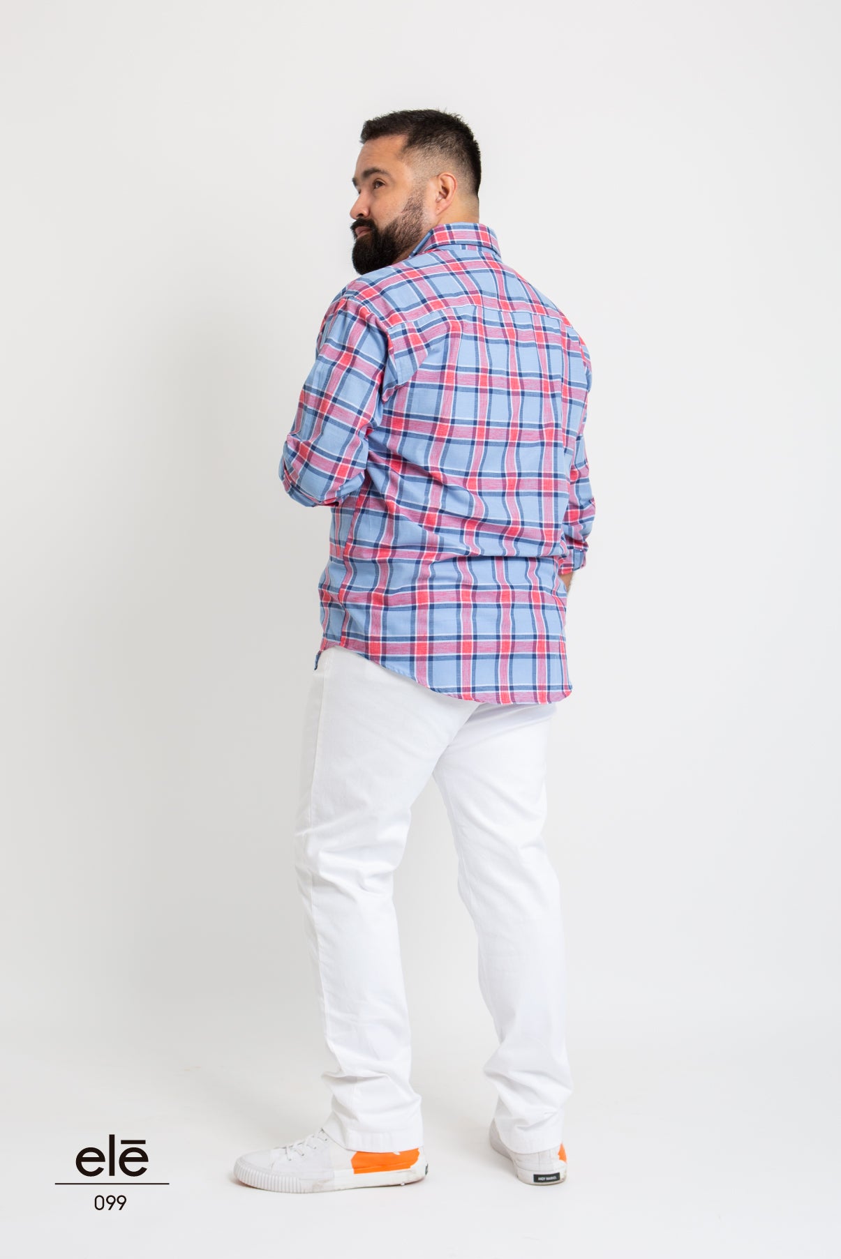 CAMISA CUADROS ROJOS CON AZUL